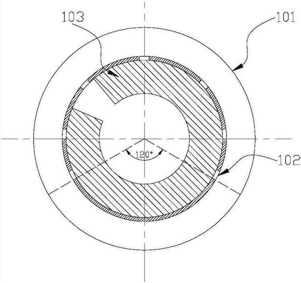 Maintainable composite drainage blind pipe