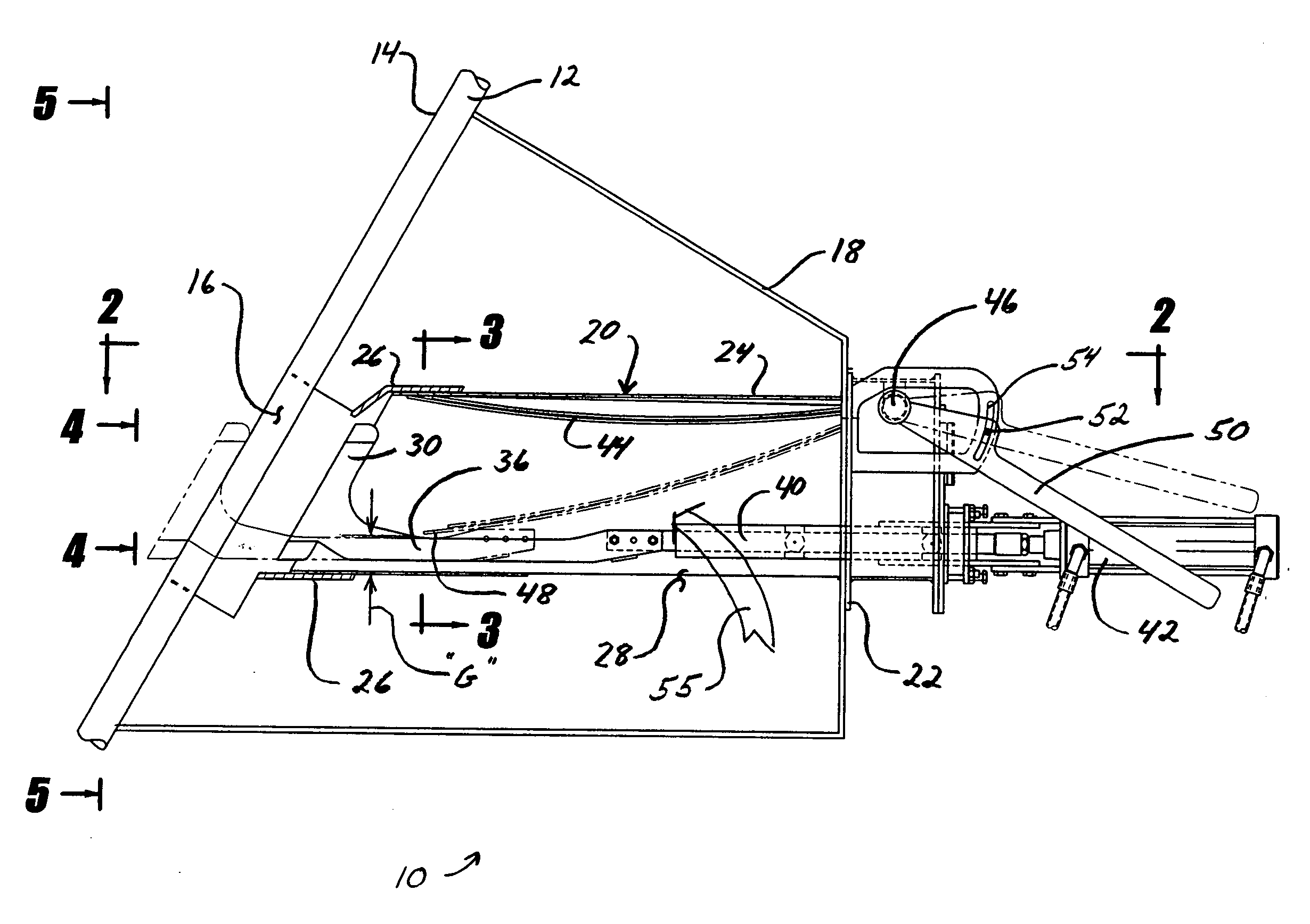 Port rodder with velocity damper