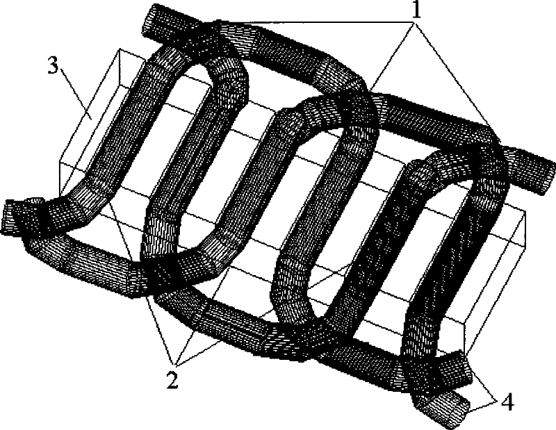 Corona protecting method of stator winding cable of straight line motor