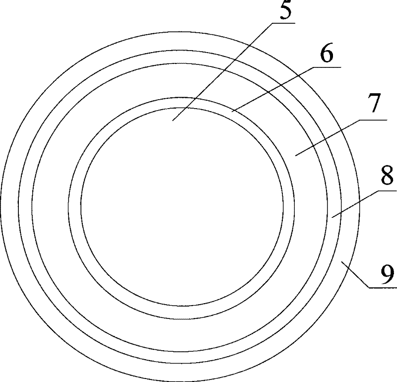 Corona protecting method of stator winding cable of straight line motor