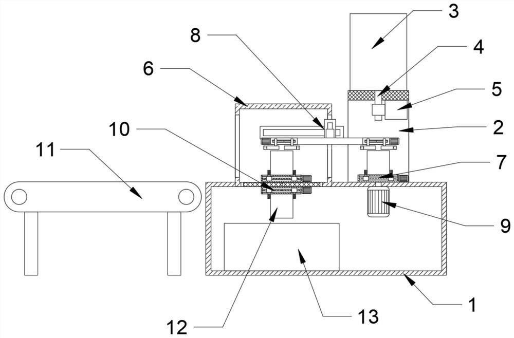 Ceramic slip casting continuous shaping and drying process and processing equipment thereof