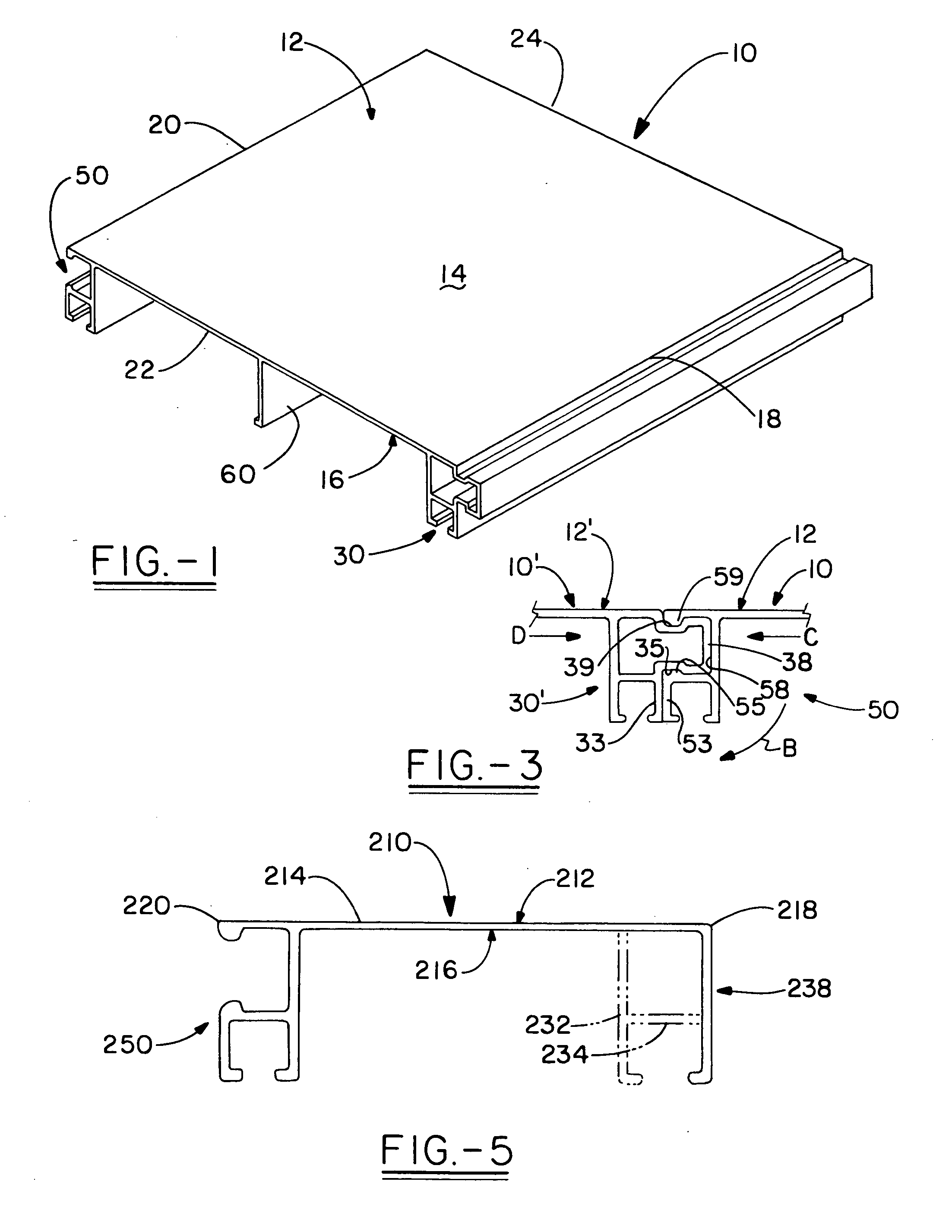 Modular system for forming a sign blank