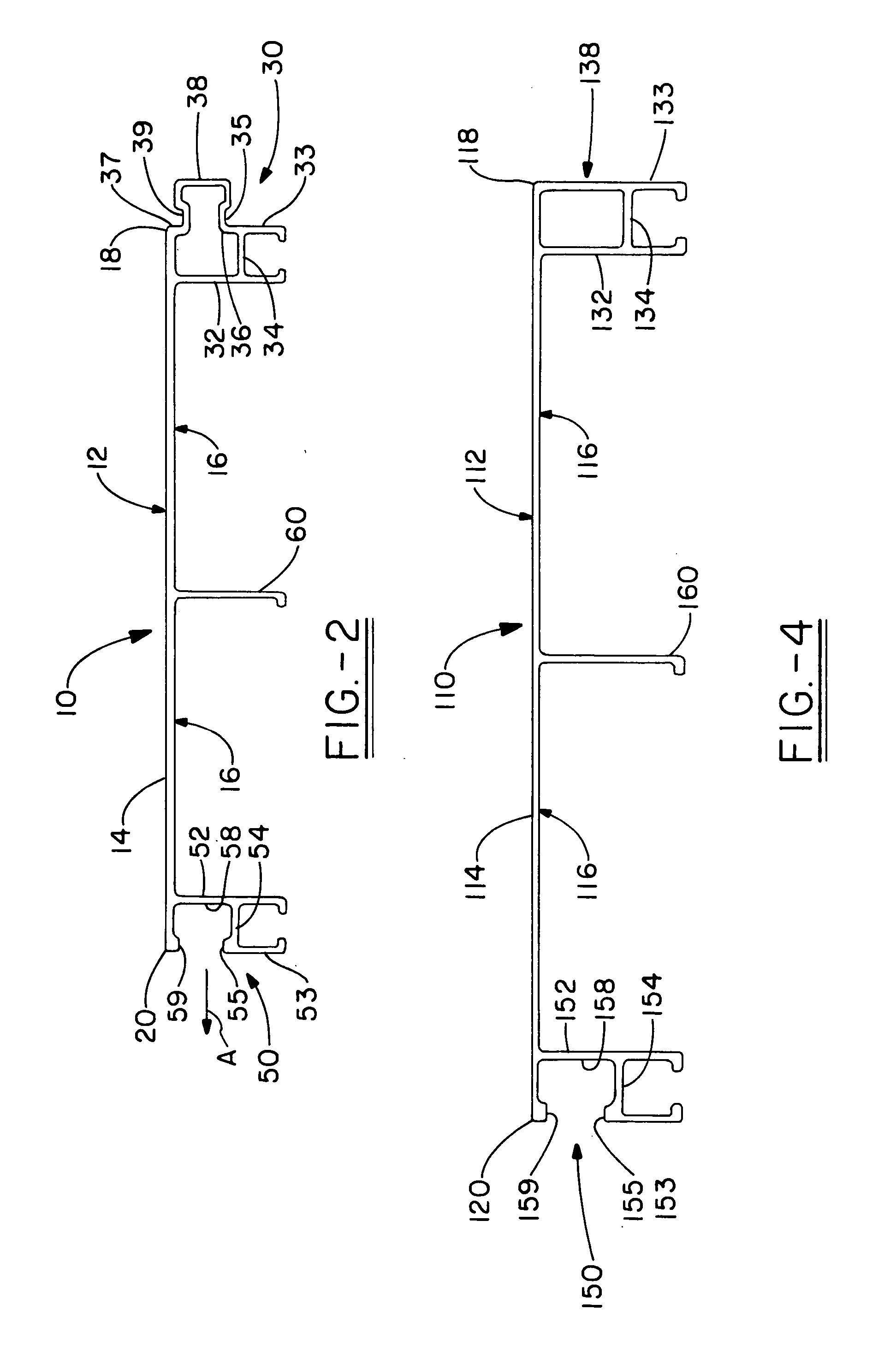 Modular system for forming a sign blank