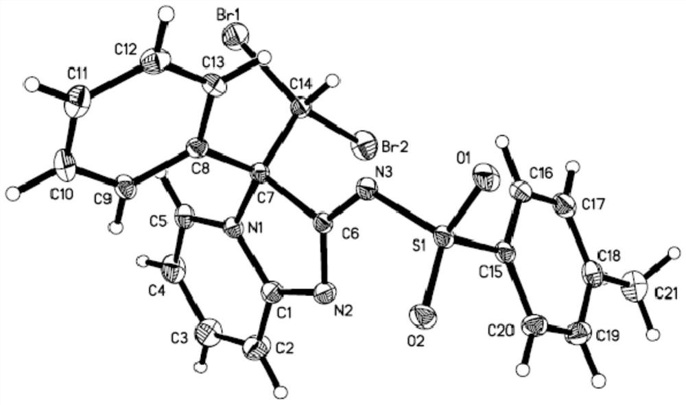 A method for preparing 3-dibromomethyl imidazo[1,2-α]pyridine derivatives