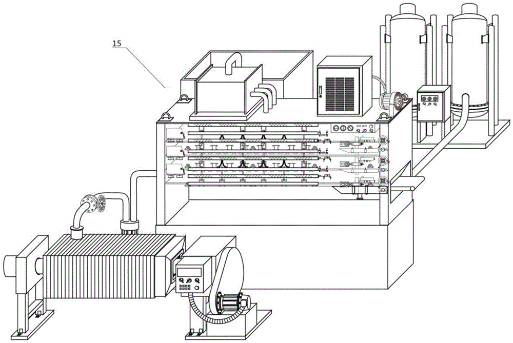 Electro-osmosis sludge dewatering system