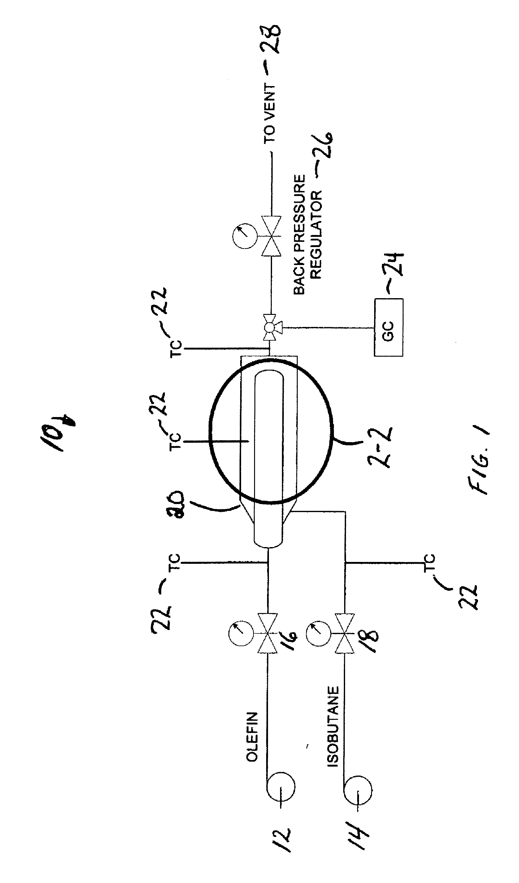 Catalytic isobutane alkylation