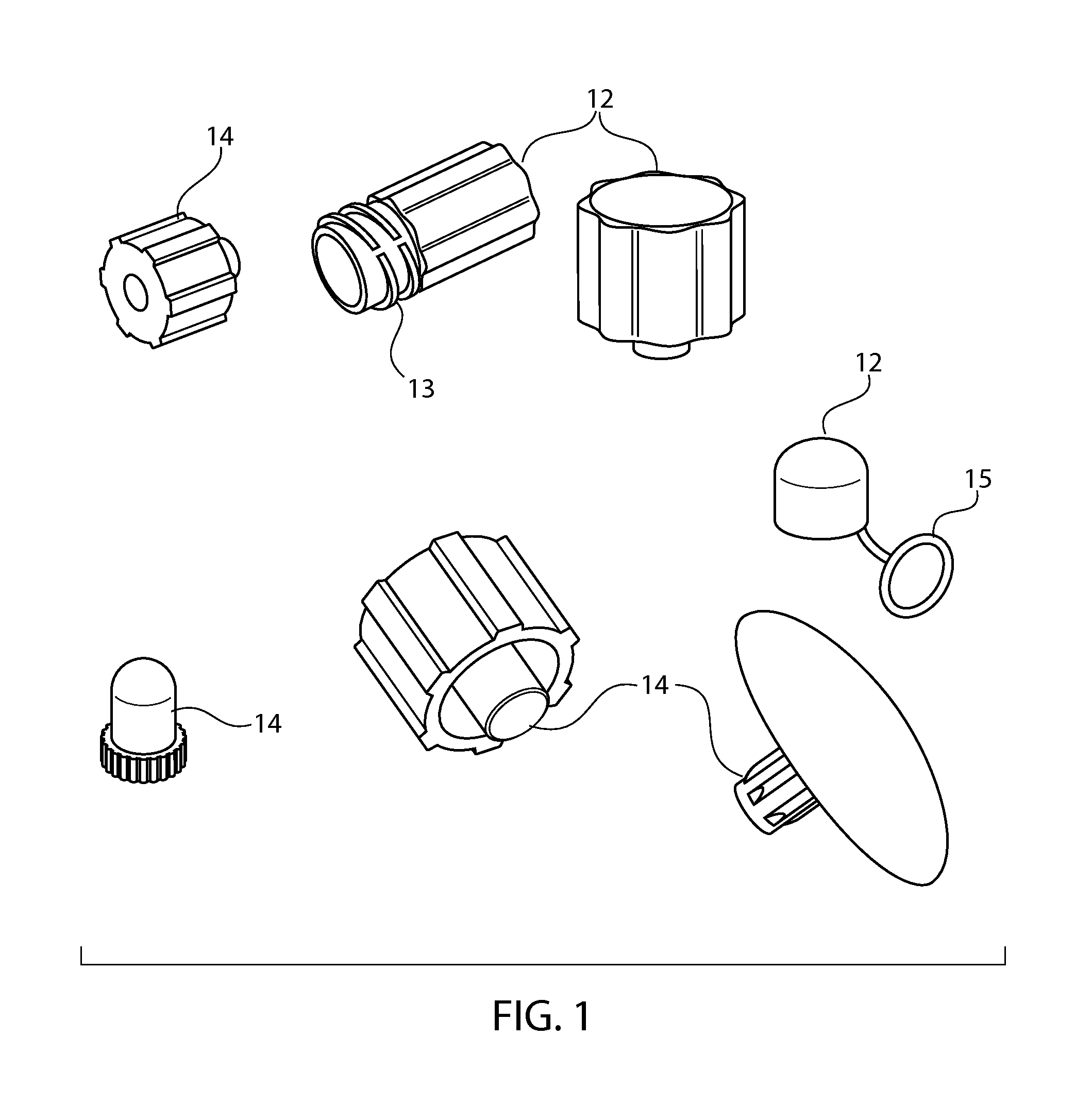 Sintered porous polymeric caps and vents for components of medical devices