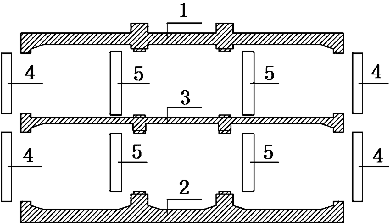 Engineering prefabricated main structure and supporting structure integration method based on open cut method