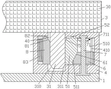 Solar-powered and locked circuit board assembly guided by guide rod