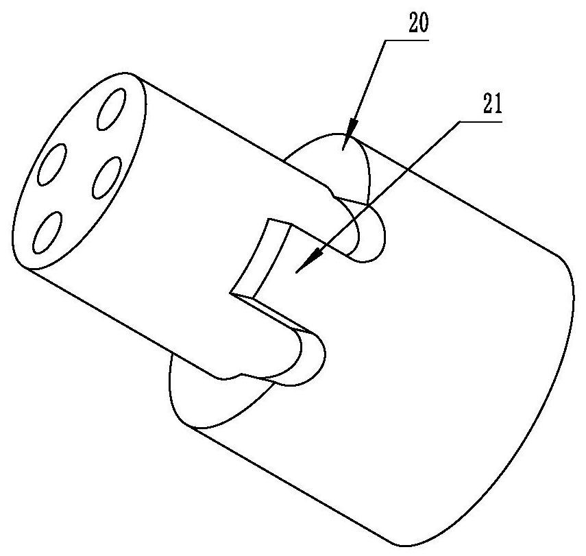 Elastic pre-tightening terminating stepless multidirectional large floating interconnection structure