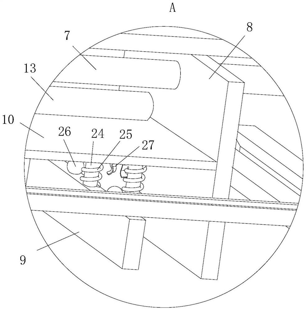 A corrugated paper roll cutting device