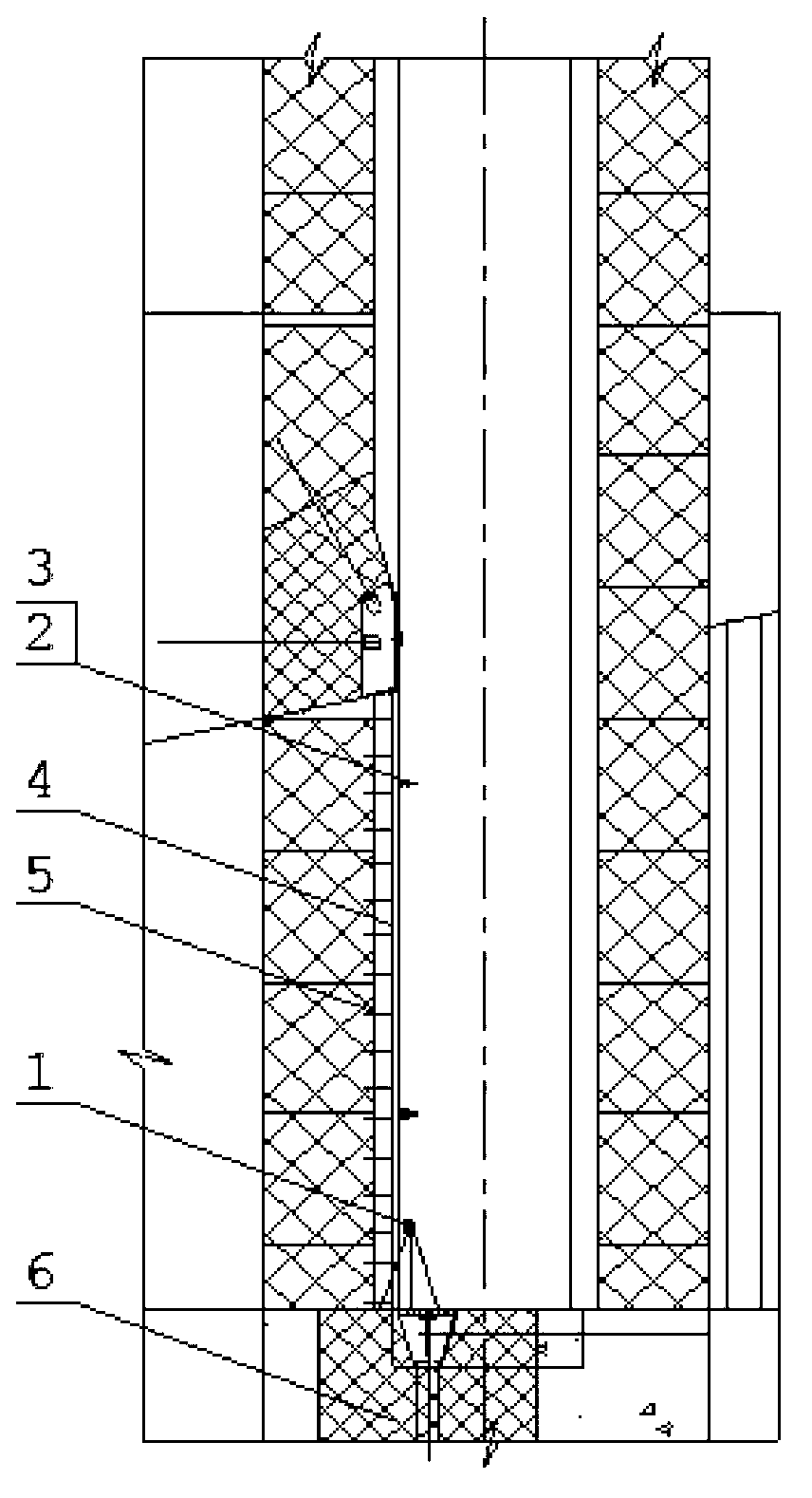 Measurement method capable of accurately controlling caterpillar gate embedded part coplanarity