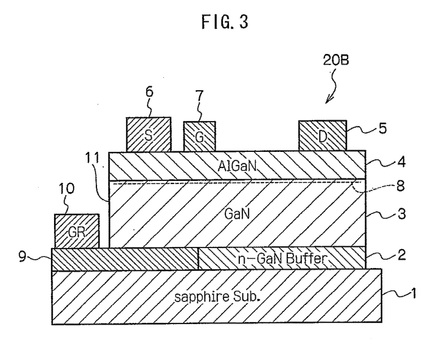 GaN-BASED SEMICONDUCTOR ELEMENT