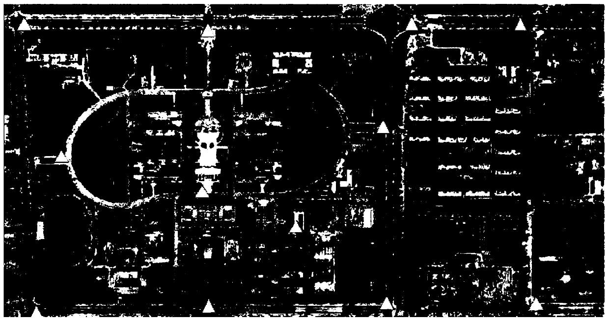 Single image non-stereoscopic observation topographic map mapping method based on tilt photography