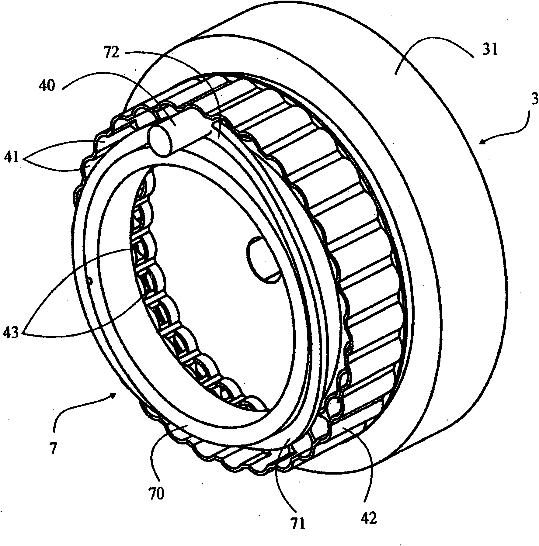 Thermal generator with magneto-caloric material