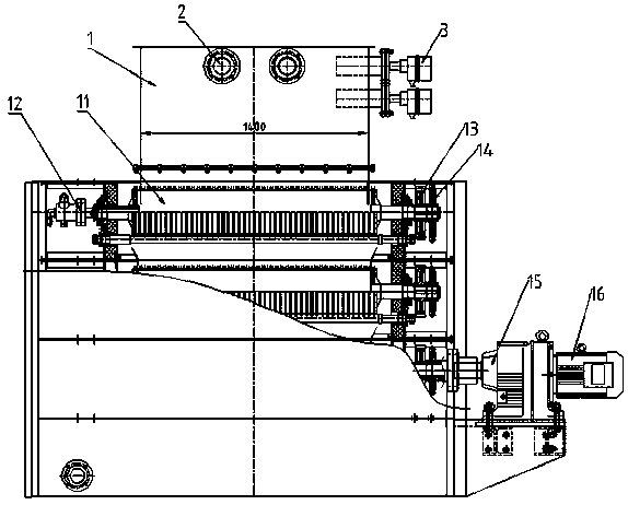 Granulating machine for sludge drying