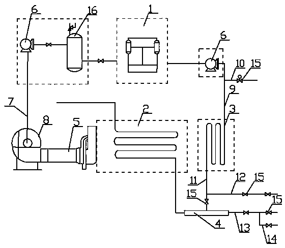 Method for increasing production of heavy oil by steam-nitrogen mixed injection and special device