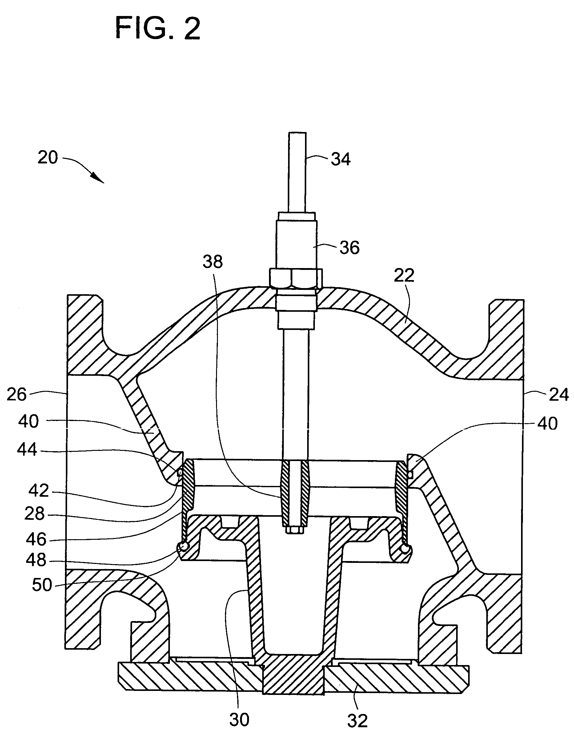 Balanced globe valve