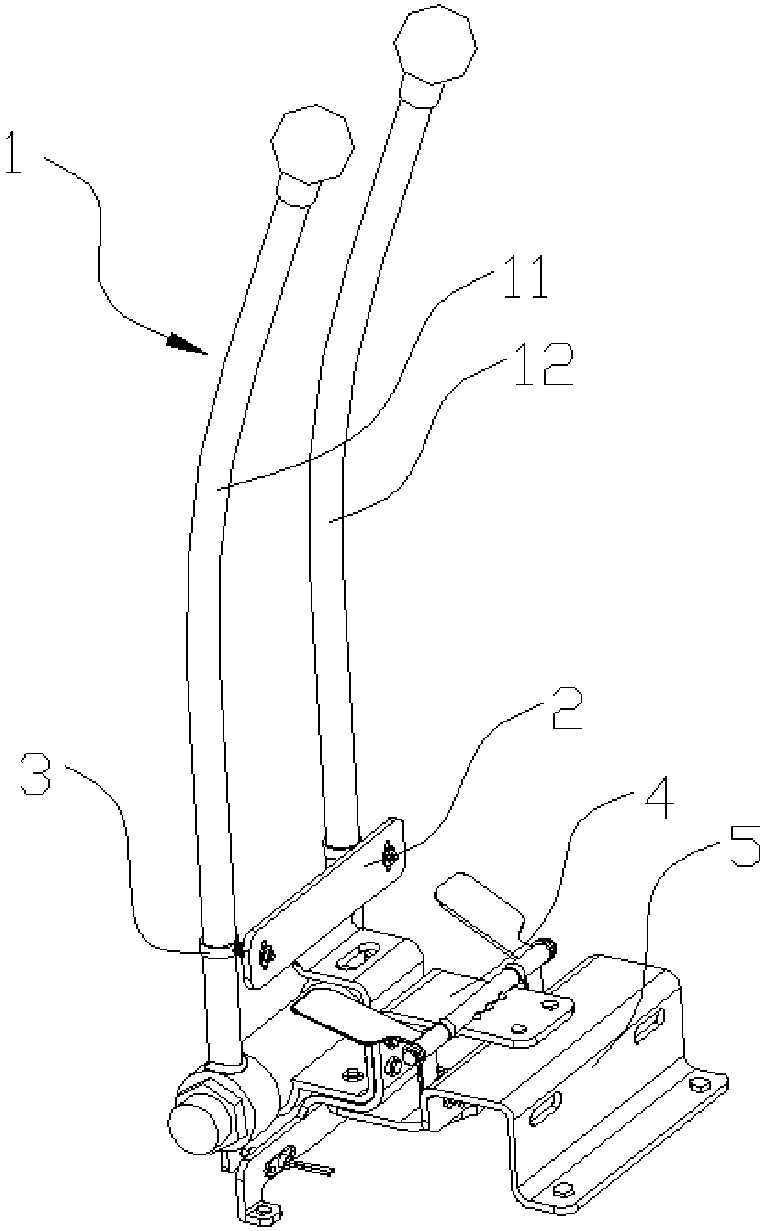 Construction machinery operation mechanism