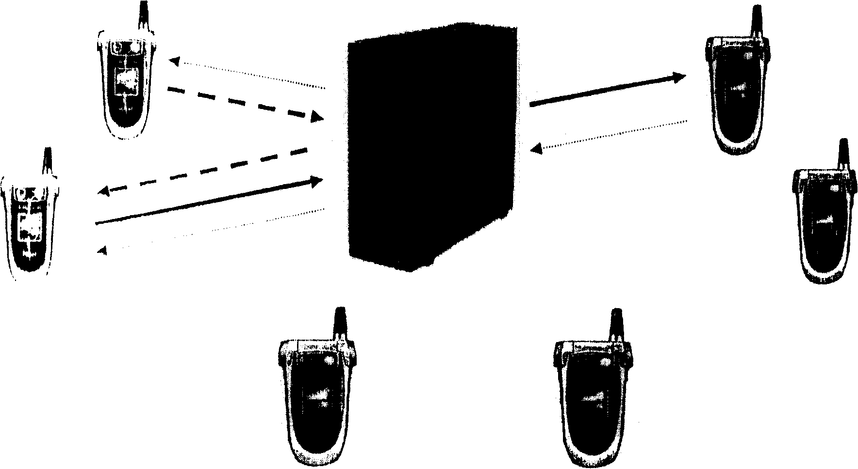 Method for building, modifying, updating personal information for handset user through network server