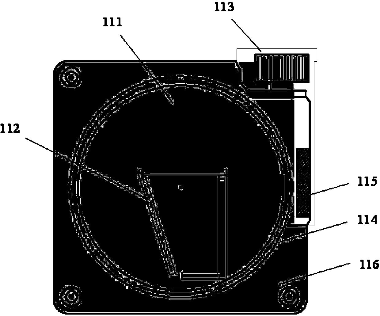 Liquid core coupling surface plasma resonance imaging analyzer