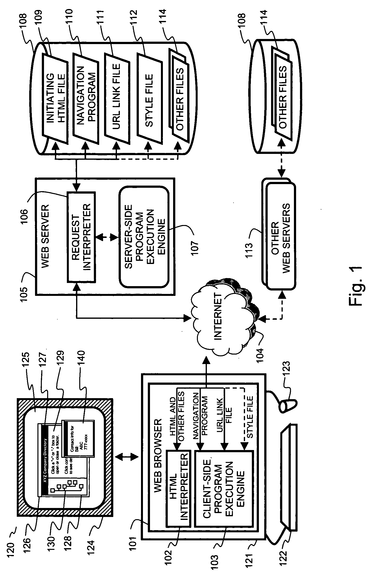 Web navigation method and system