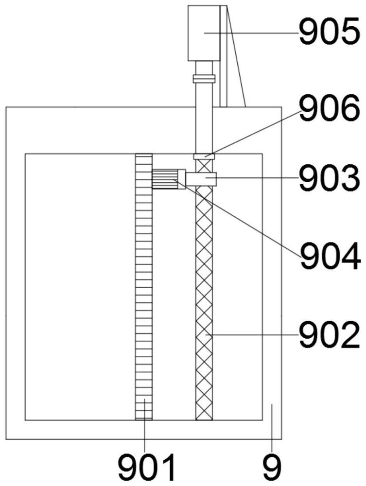 Spinning thread gel tank with internal circulation pipeline