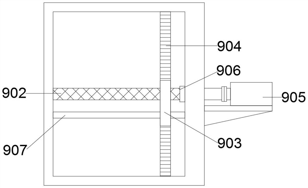 Spinning thread gel tank with internal circulation pipeline