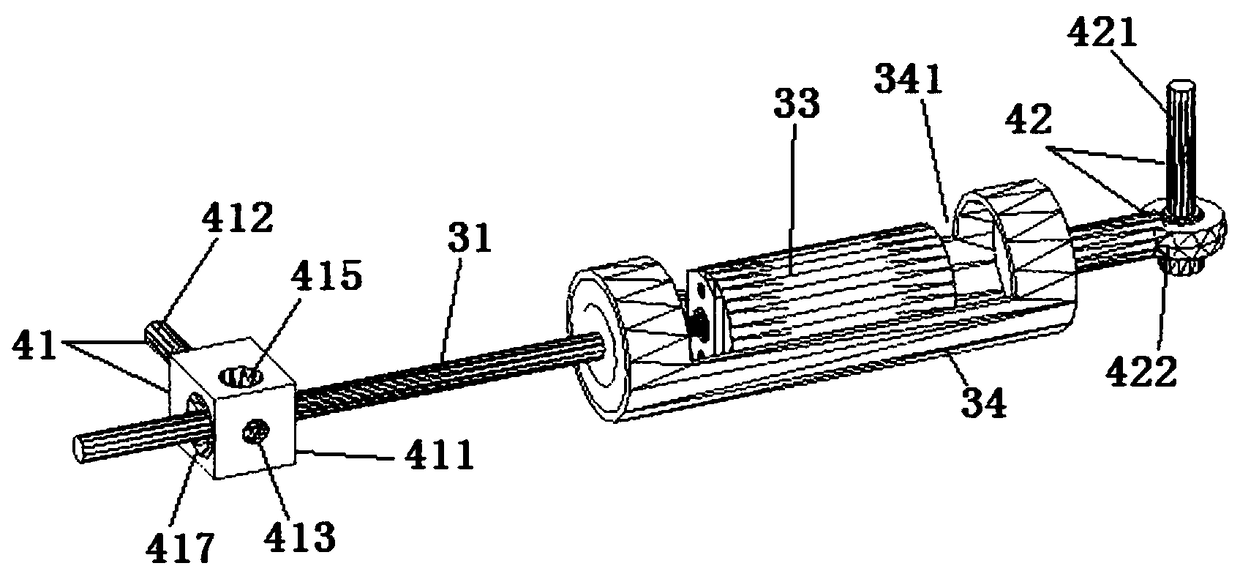 Inverted all-electric mechanical six-axis adjustment platform