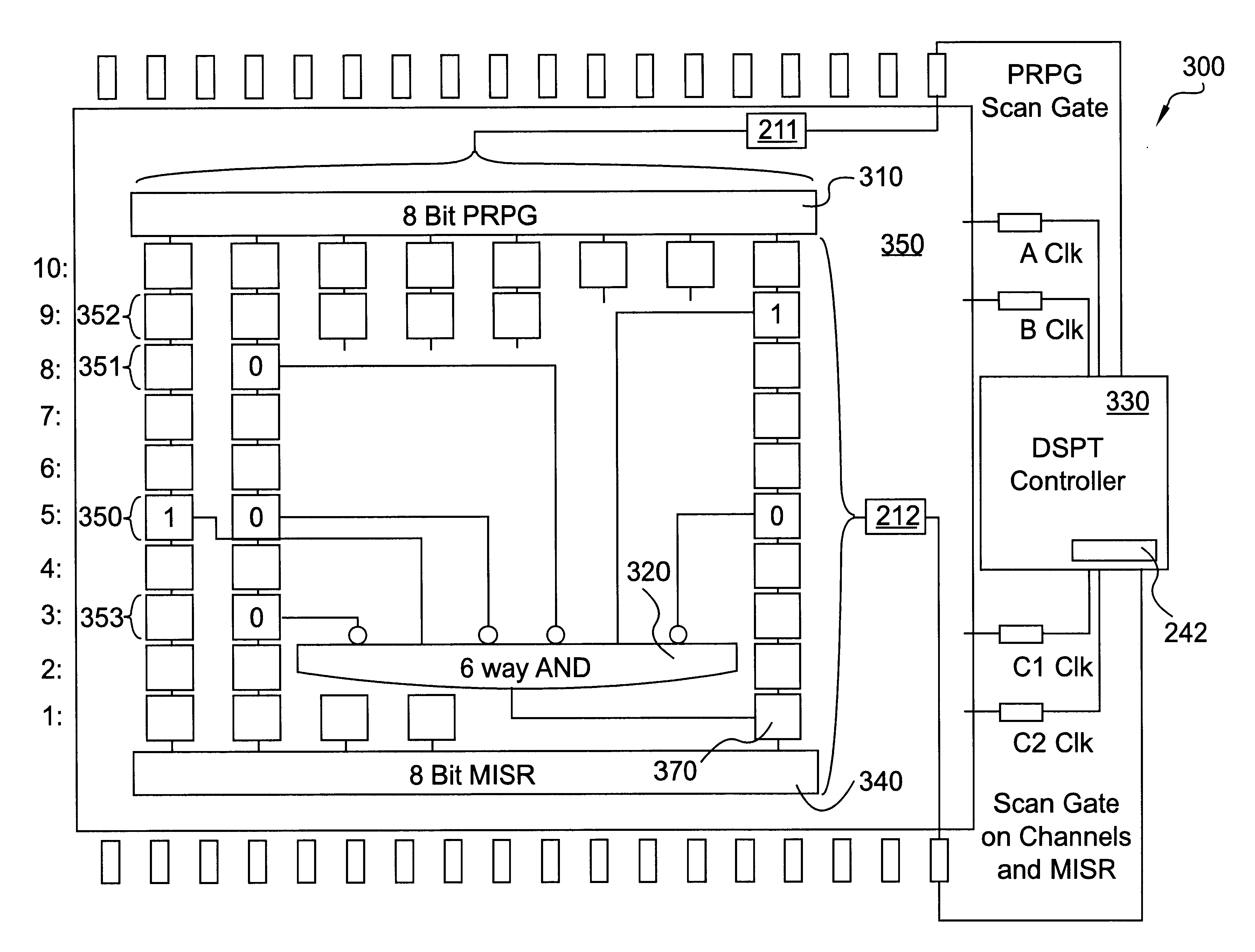 Deterministic random LBIST