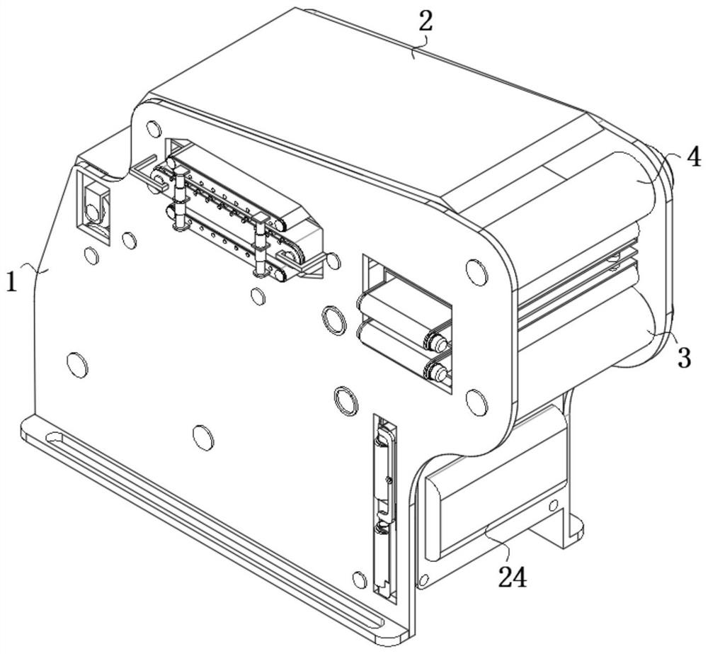 Fabric printing and dyeing equipment with negative pressure processing mechanism and printing and dyeing process