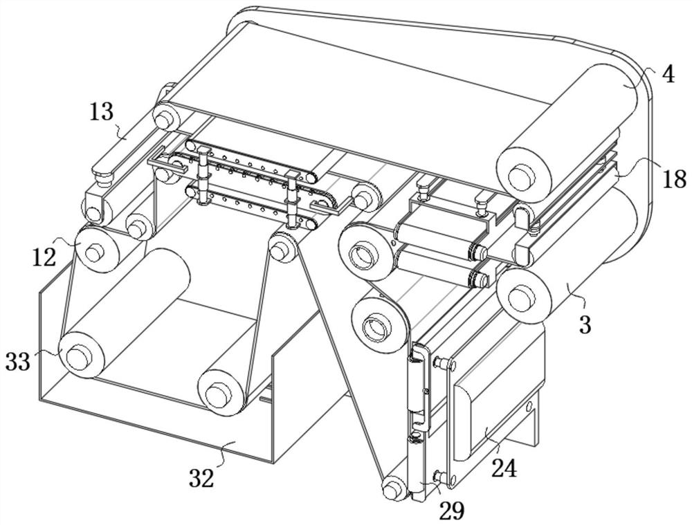 Fabric printing and dyeing equipment with negative pressure processing mechanism and printing and dyeing process