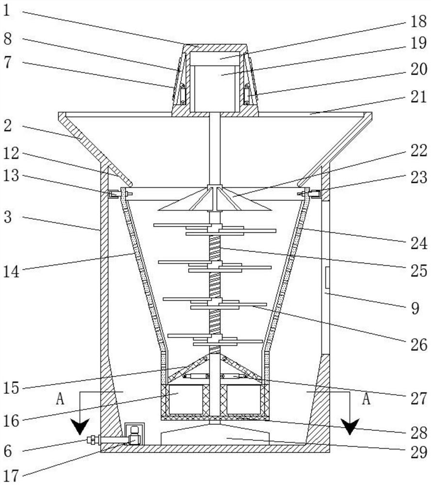 An energy-saving landfill leachate treatment device