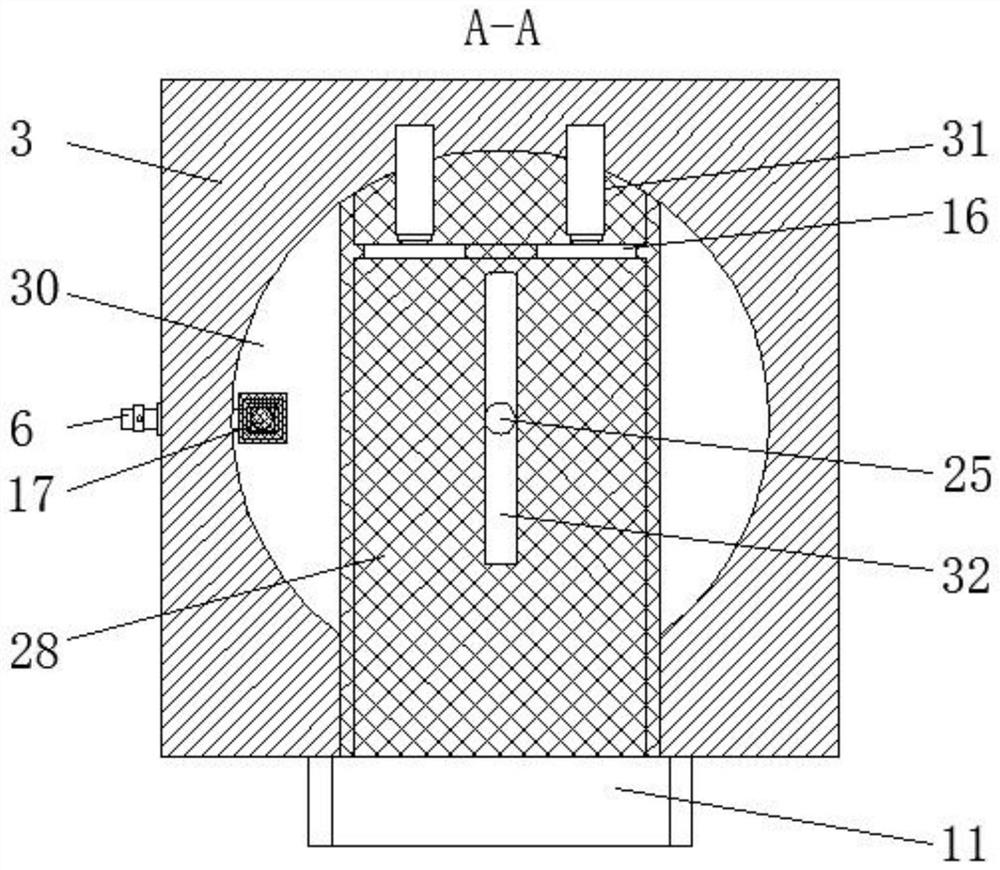 An energy-saving landfill leachate treatment device