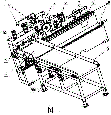 Finger joint finger tenon comb machine