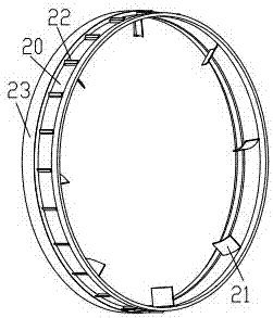 Flue ash removal device adopting axial moving type scrapers and application method of flue ash removal device