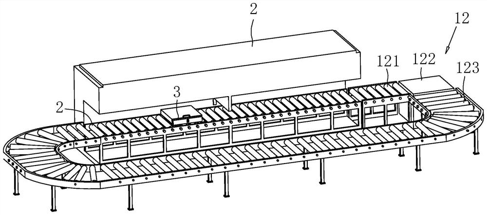 Tempered glass production line