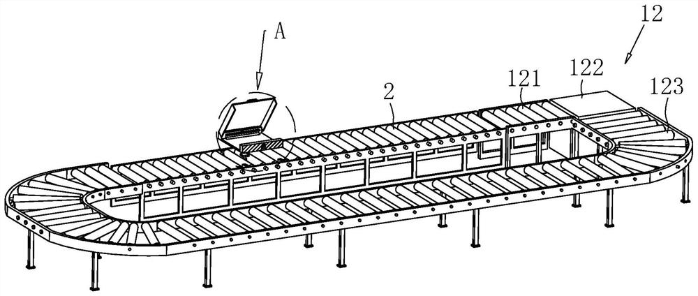 Tempered glass production line