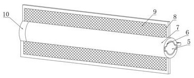 Waste gas treatment device for industrial adhesive product production