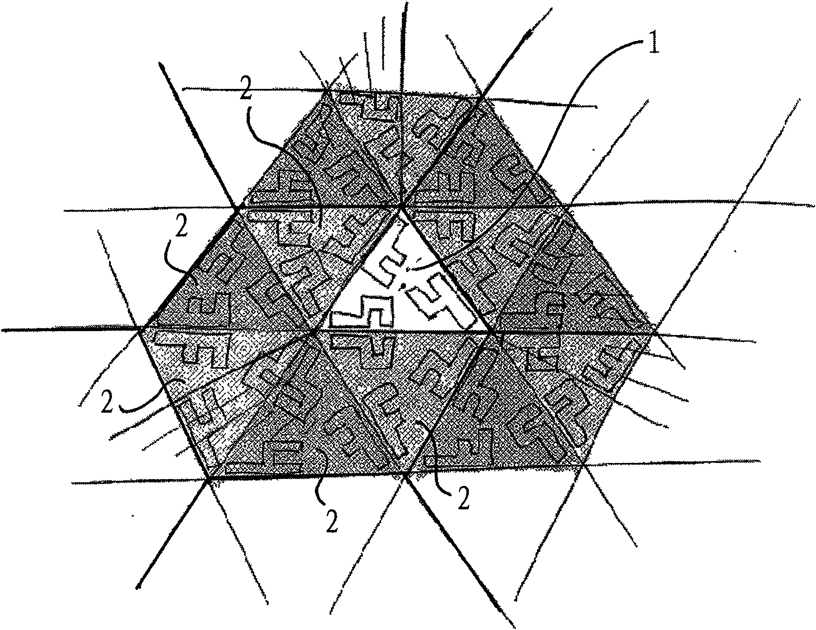 Visual image display apparatus and method of using the apparatus to form a desired image