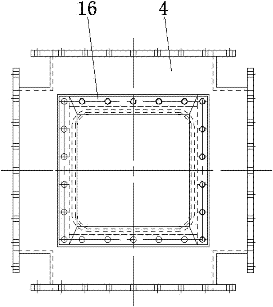 Visual physical simulation test system for coal and gas outburst power caused disaster