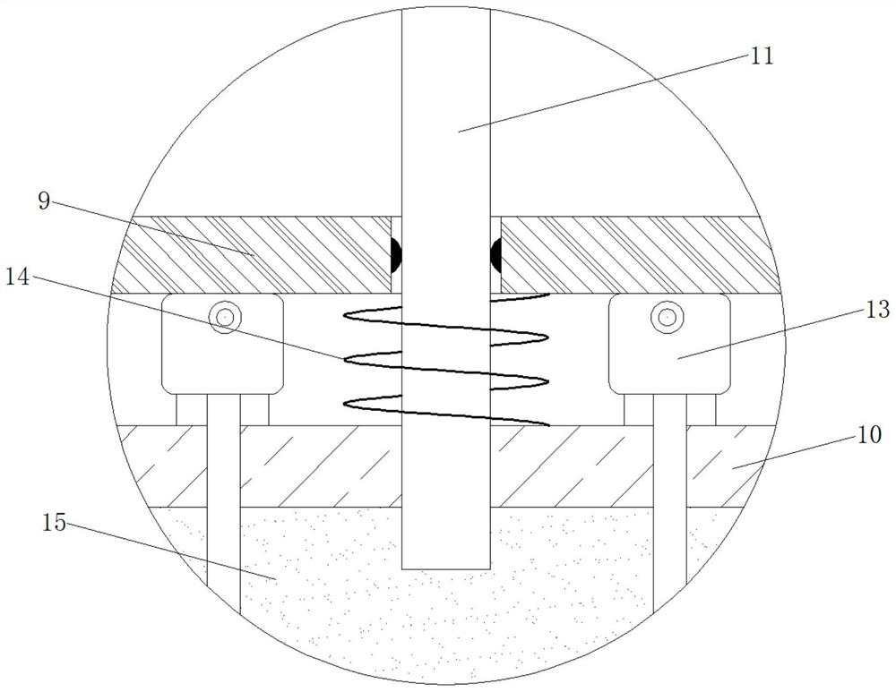 A self-draining and deodorizing environmentally friendly floor drain based on liquid buoyancy