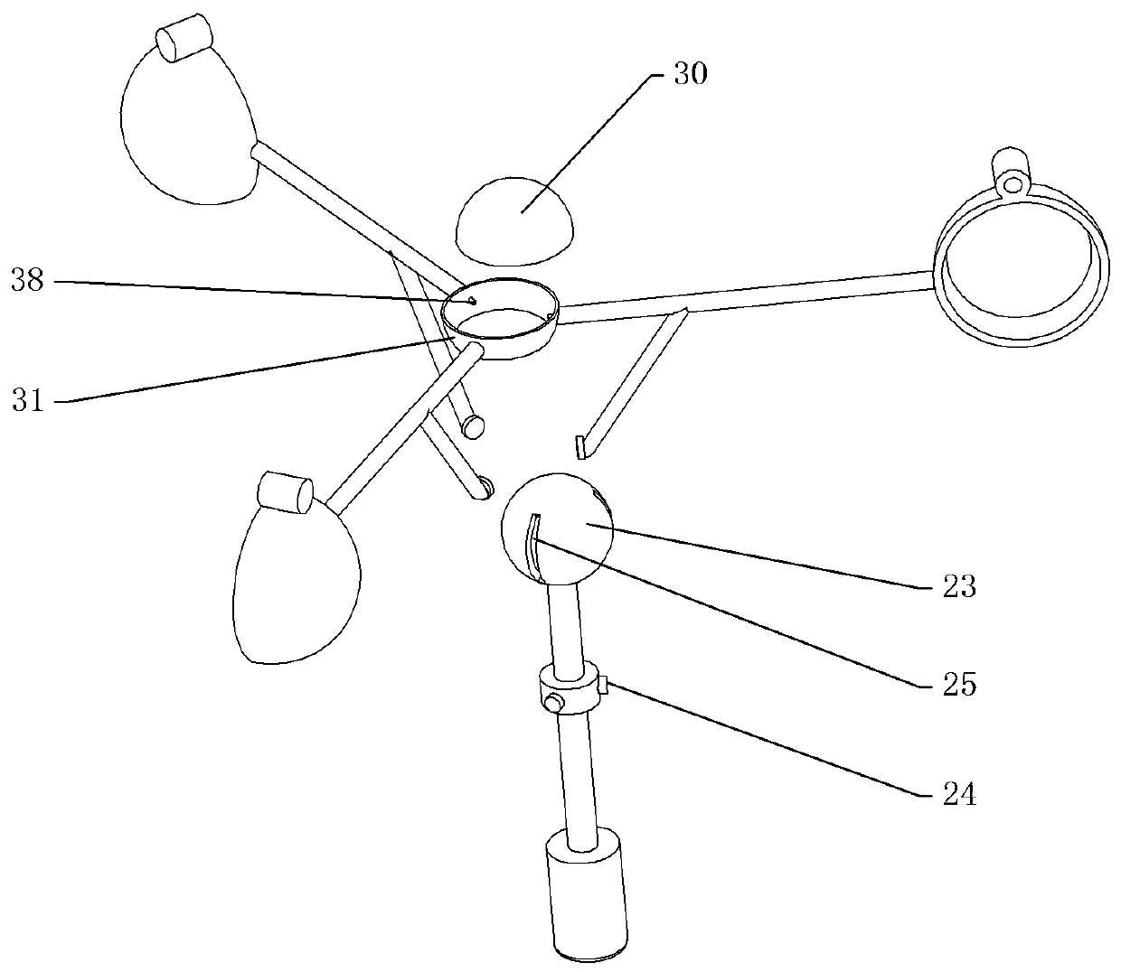 Bird dispeller for electric power pole