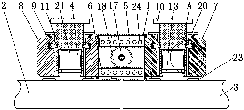 Connecting device for building glass curtain wall