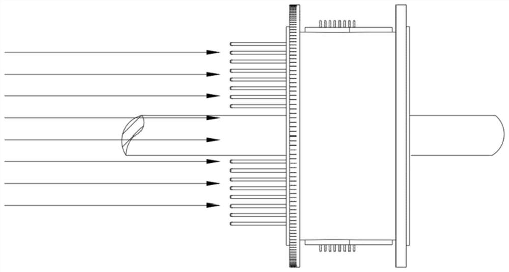 Pitot tube capable of conveniently adjusting angle in pipeline and flow velocity measurement method thereof