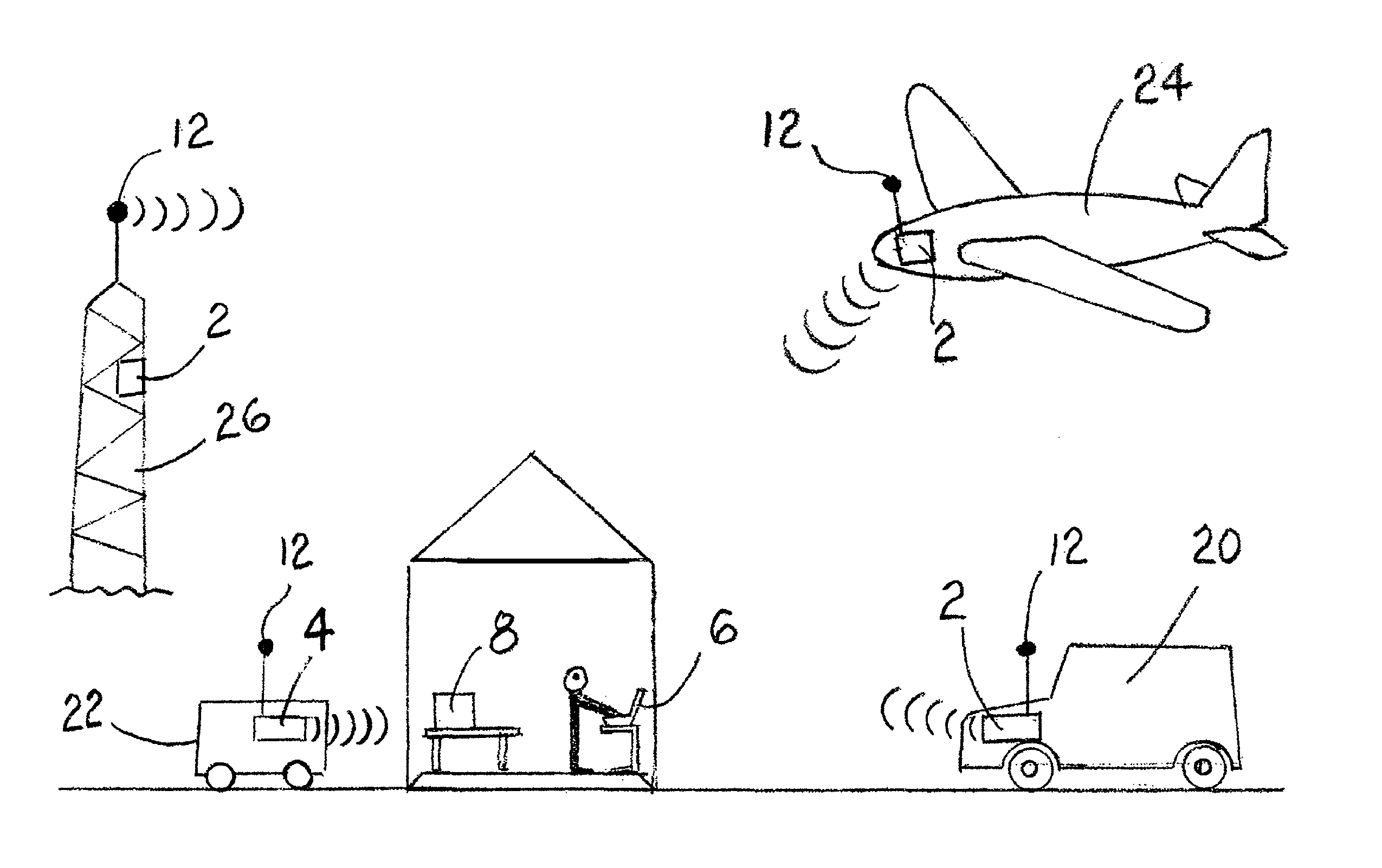 Active improvised explosive device (IED) electronic signature detection