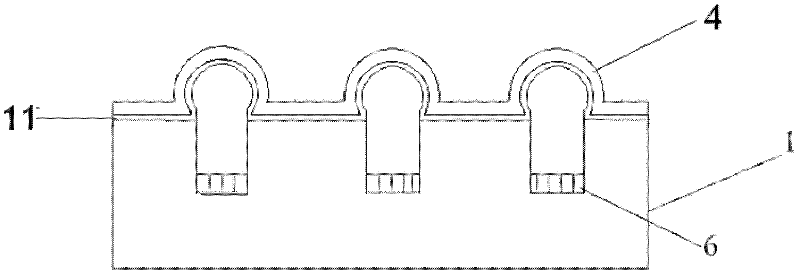 Demouldable foaming preparation method of wafer level glass micro-cavity