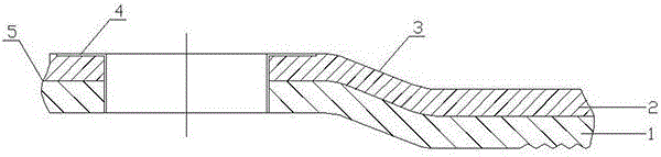 Formula of elastic grinding piece and machining method thereof