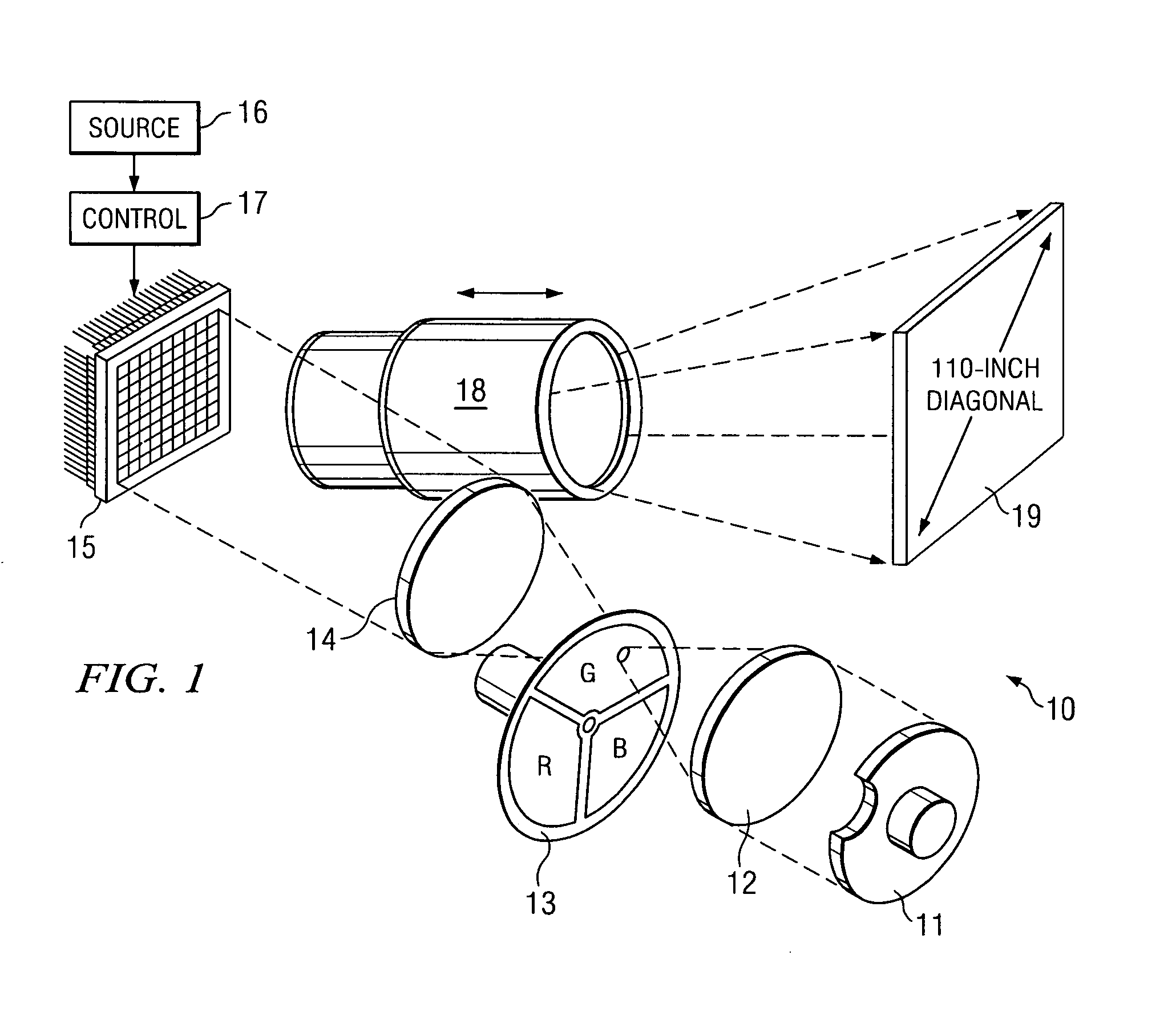 Illumination system with integral modulation technique