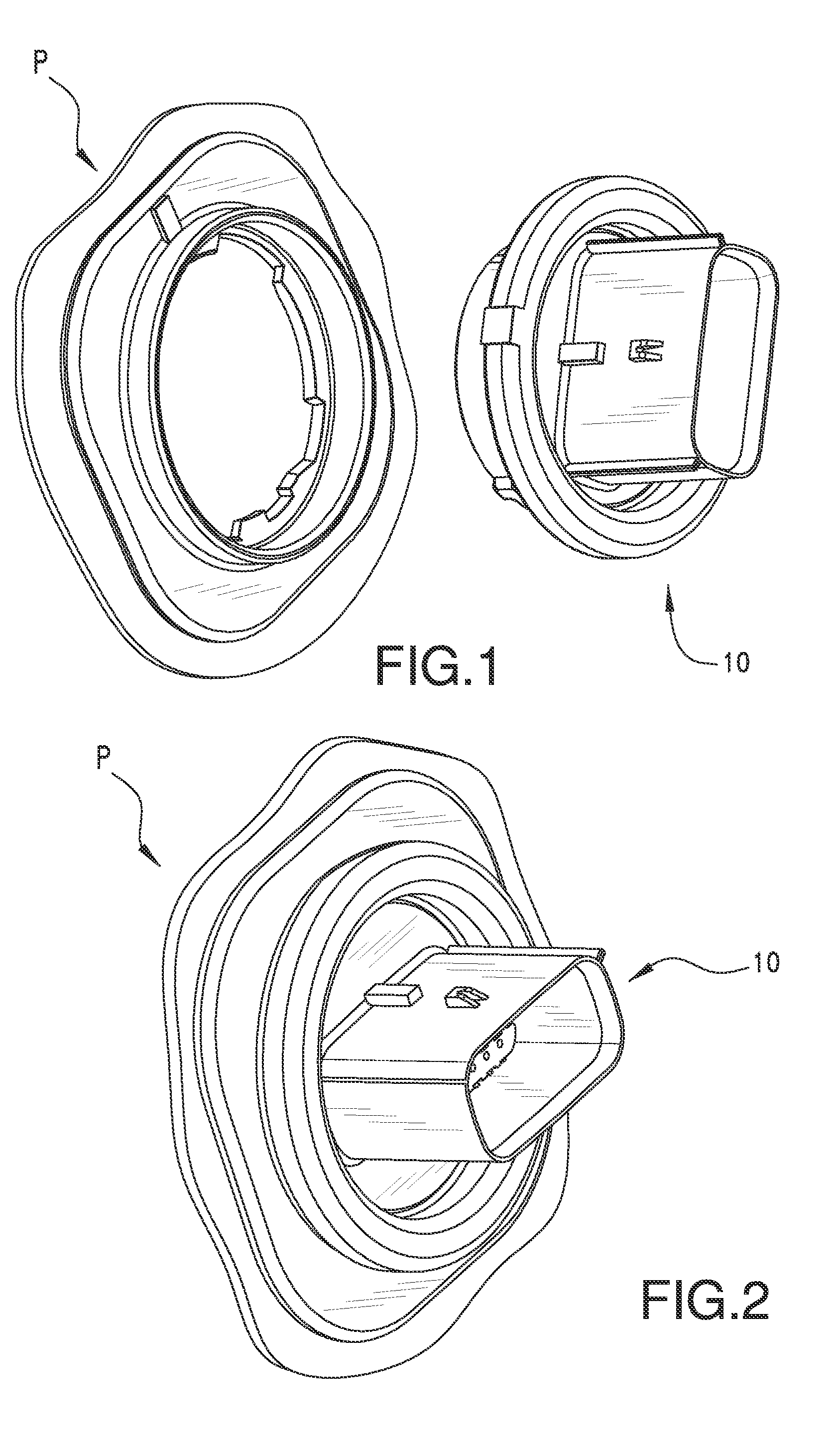 Feed through panel connector with seal